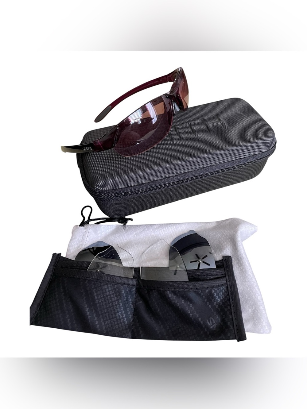Smith Optics Parallel Sugar Plum Women's Sport Sunglasses Extra Lenses Case &Bag